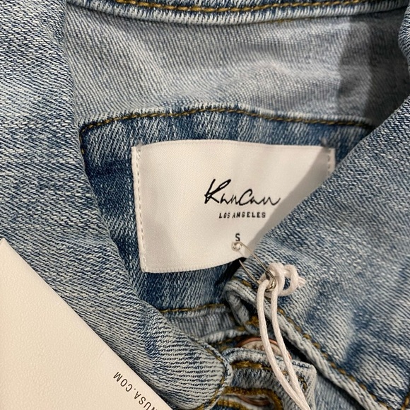 KanCan Zoey Fray Denim Jacket - Picture 5 of 6